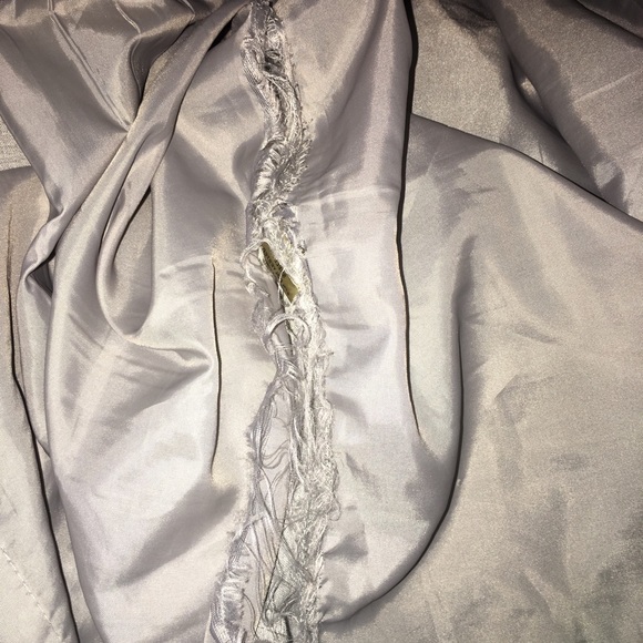 Calvin Klein Gray Sheath Dress Cowl Neckline 12P - Picture 5 of 5